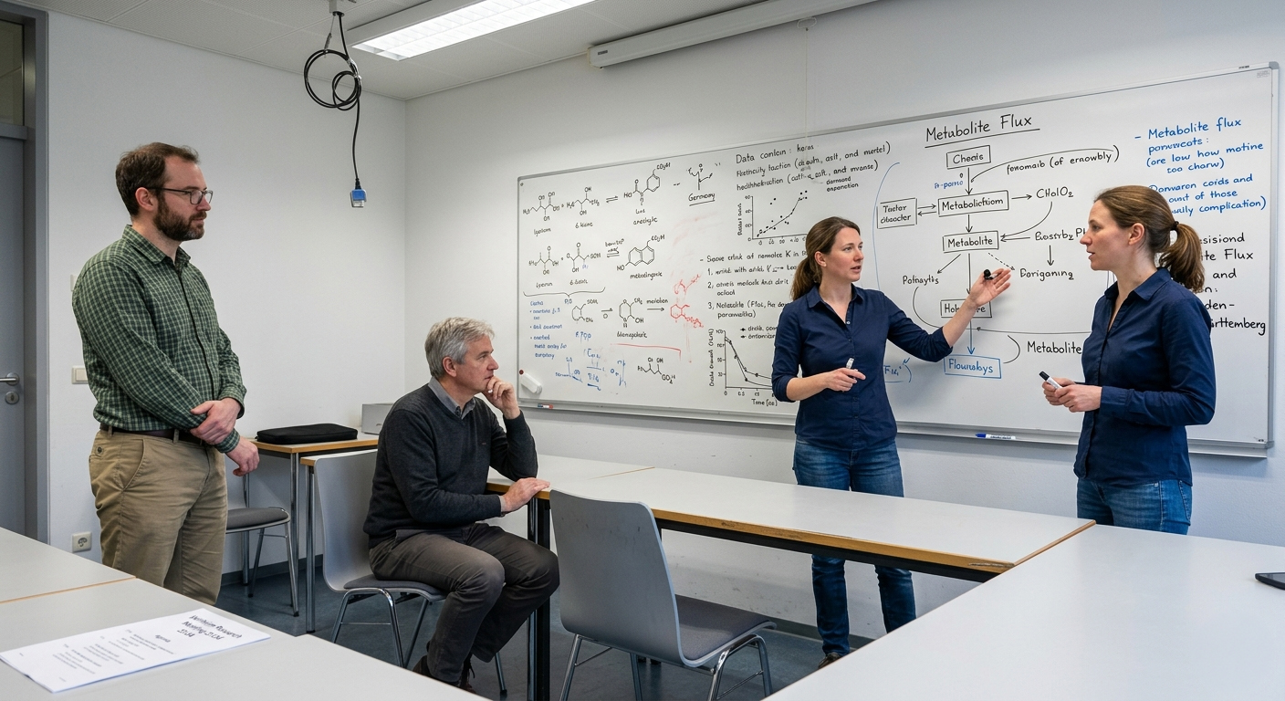 Forschungsteam in natürlicher Arbeitssituation